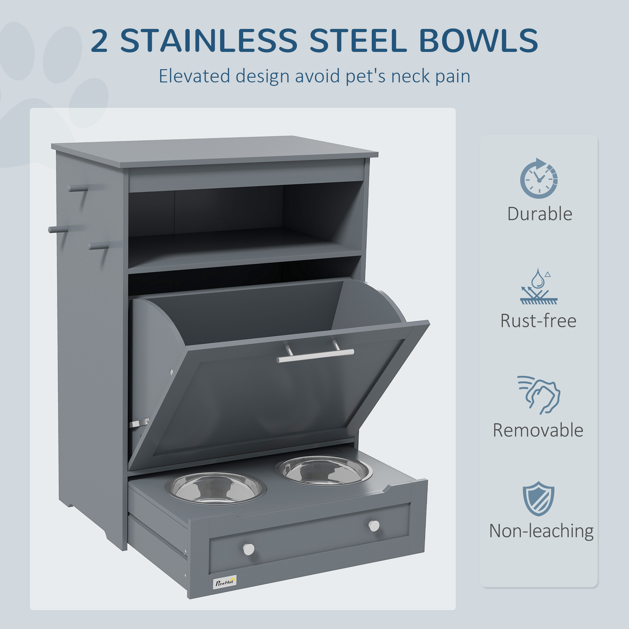 Pet Feeder Stations, Lockers, Dog Food Storage Containers - Image 2